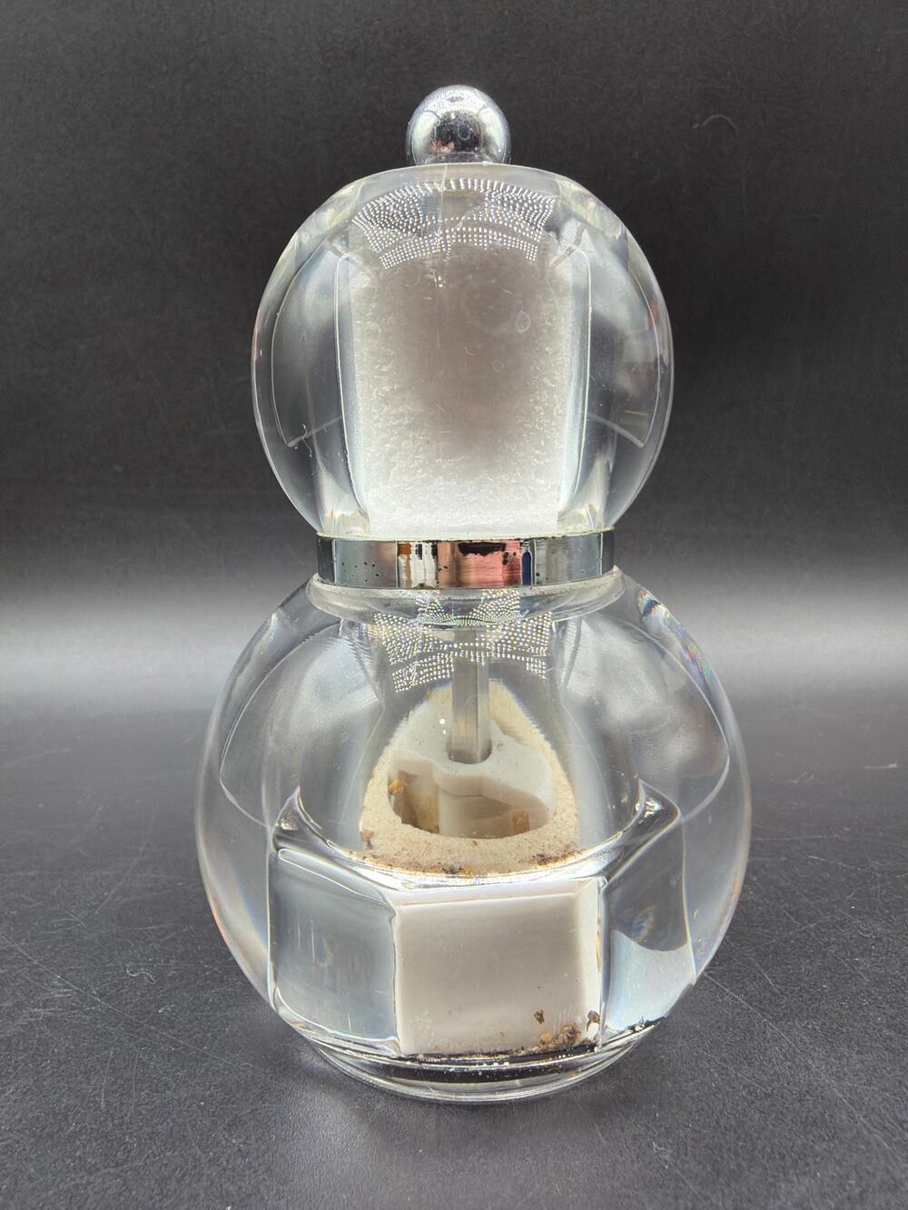 Vintage Olde Thompson Clear Acrylic Lucite Salt & Pepper Grinder Retro MCM USA